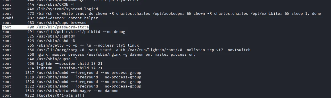 Szukanie interesującego procesu